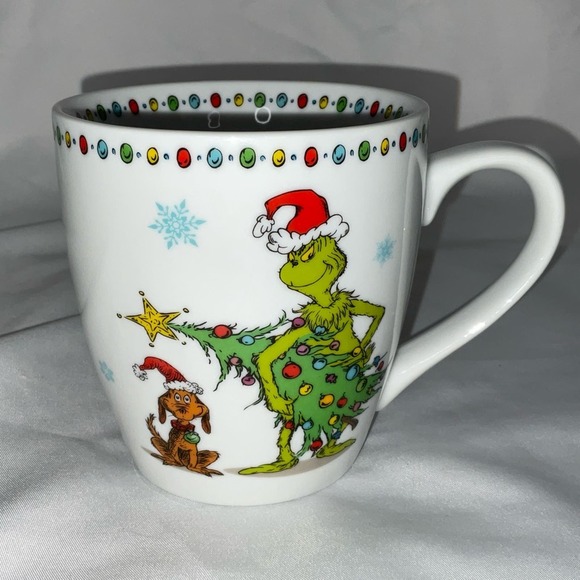 Dr. Seuss Other - NEW ZRIKE DR SEUSS HOW THE GRINCH STOLE CHRISTMAS MAX CHRISTMAS WHITE MUG